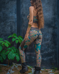 Leggings Woman / SportWear Slant - ATLANTHEON - Yacxilan Artwear