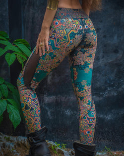 Leggings Woman / SportWear Slant - ATLANTHEON - Yacxilan Artwear