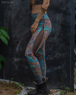 Leggings Woman / SportWear Slant - ATLANTIS - Yacxilan Artwear