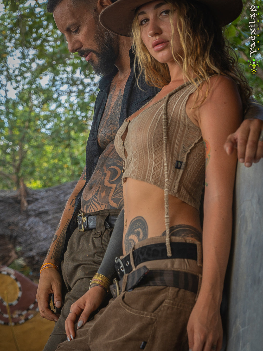 Woman Combo Boho Sleeveless Top / Embroidery Lace - BOHOEARTH