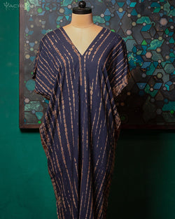 Caftan Woman / TIEDYE Rayon - MIDNIGHT - Yacxilan Artwear