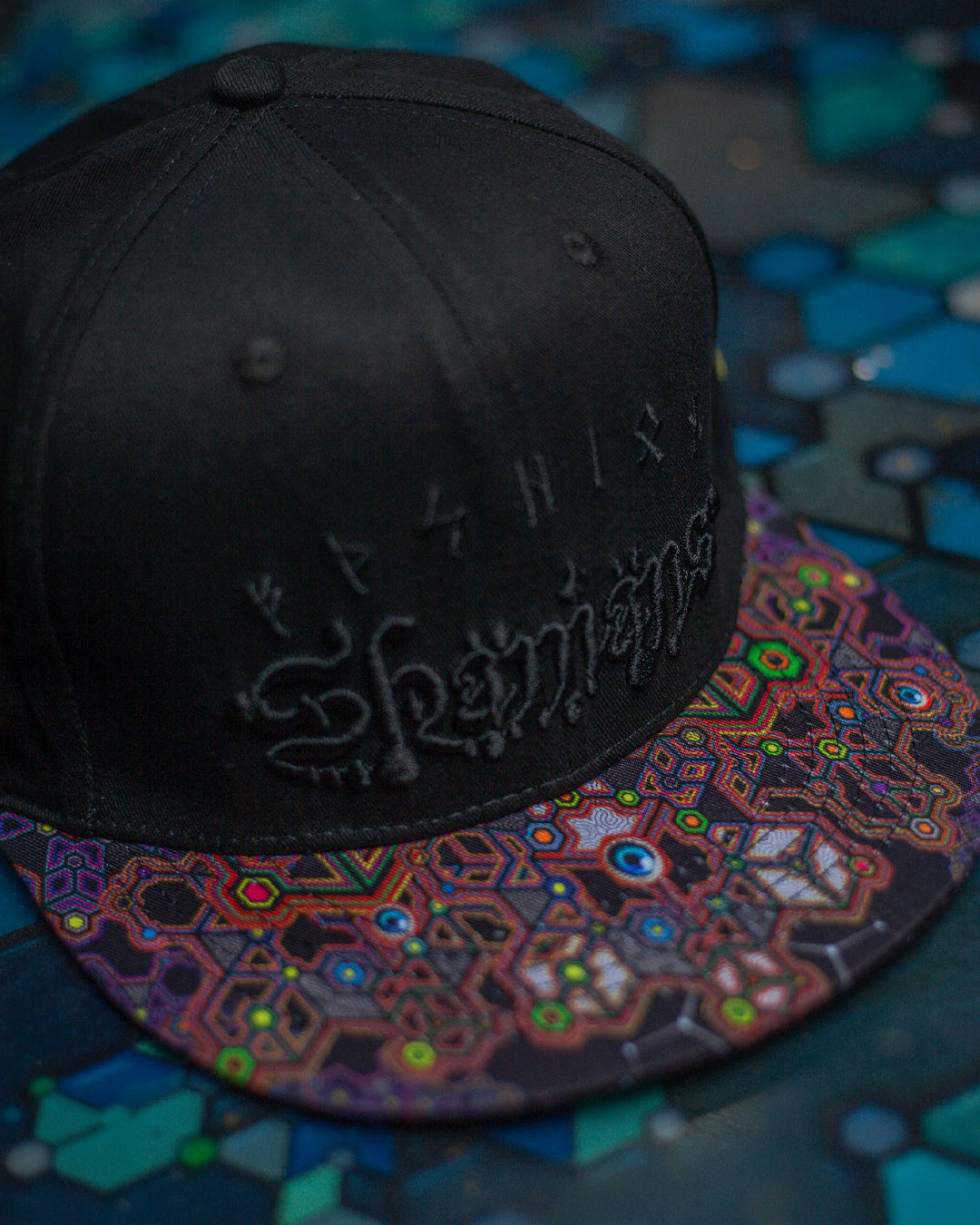 Caps / Cotton Printed Brim 3D Embroidery - CORALBLAST SHAMANS