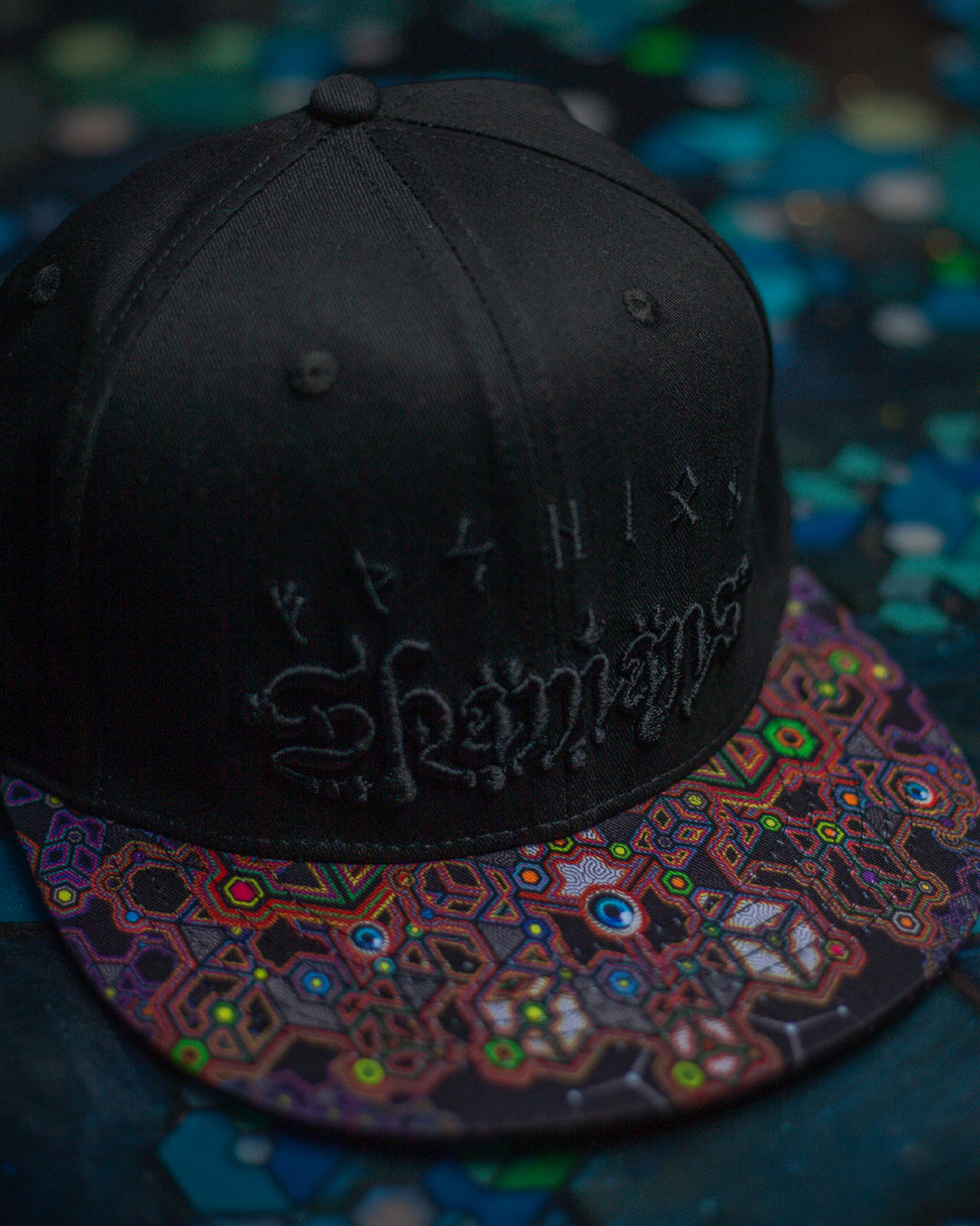 Caps / Cotton Printed Brim 3D Embroidery - CORALBLAST SHAMANS