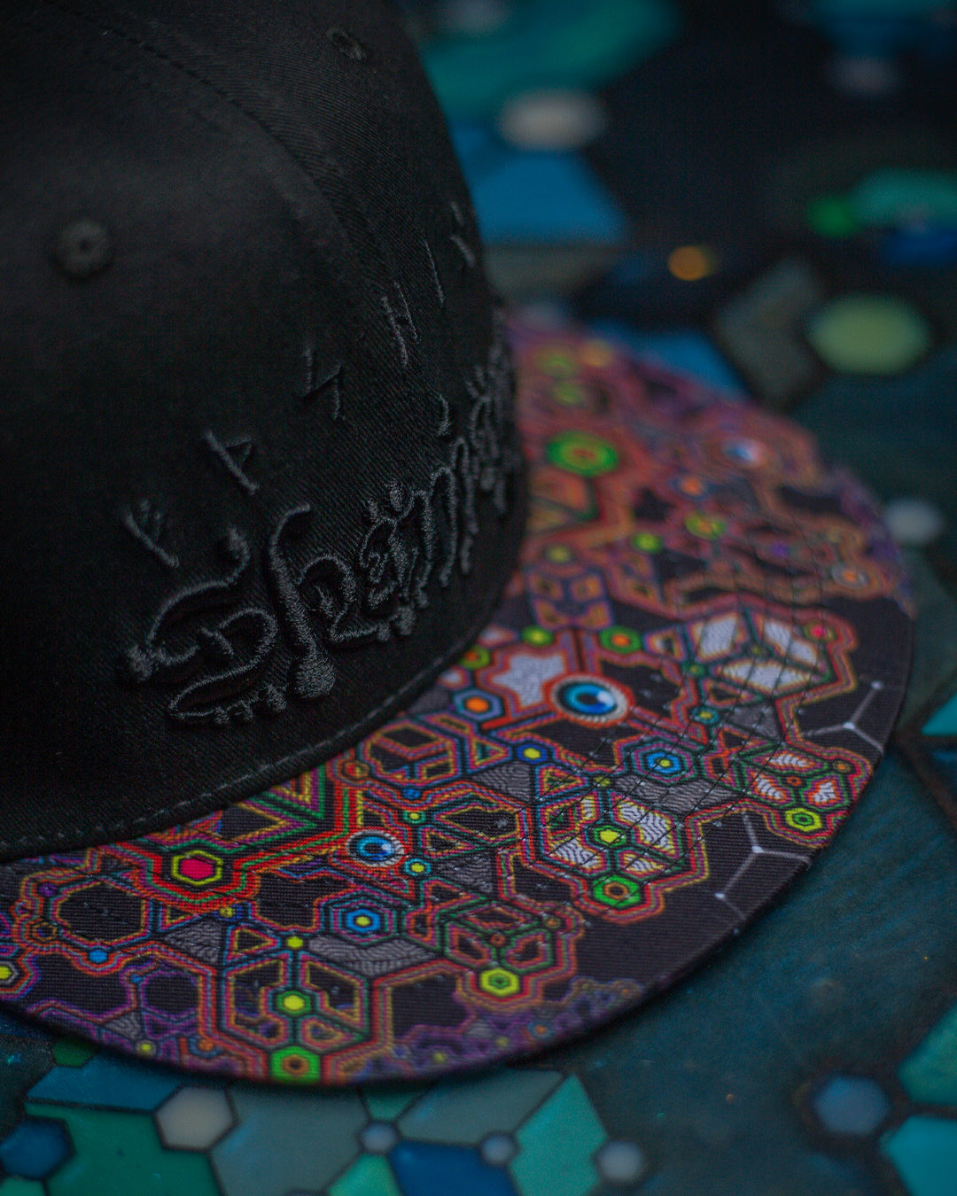 Caps / Cotton Printed Brim 3D Embroidery - CORALBLAST SHAMANS