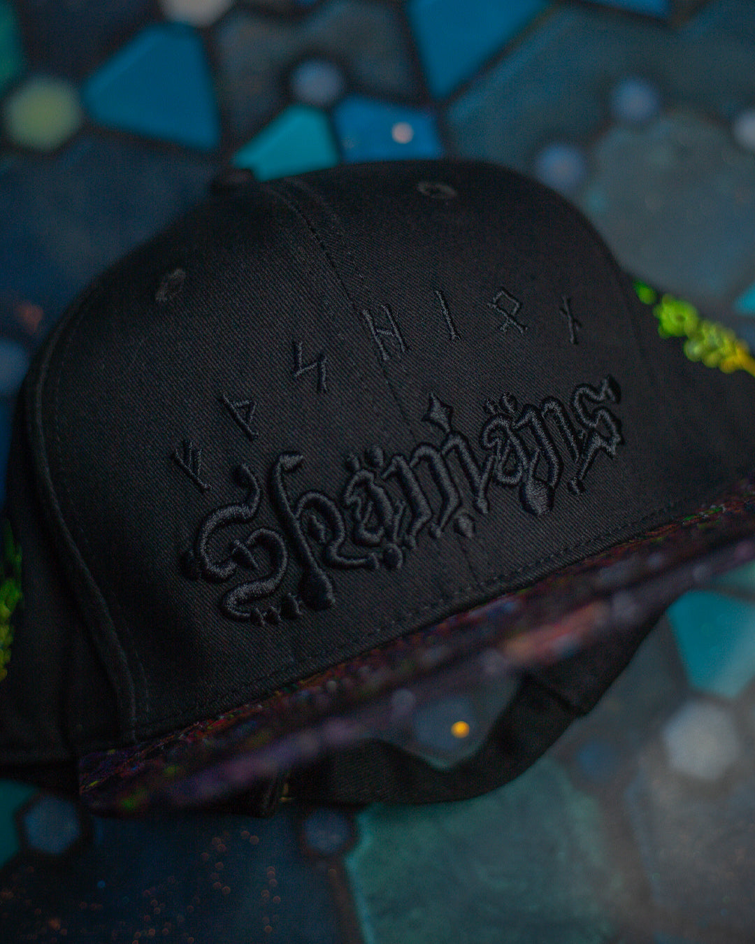Caps / Cotton Printed Brim 3D Embroidery - CORALBLAST SHAMANS