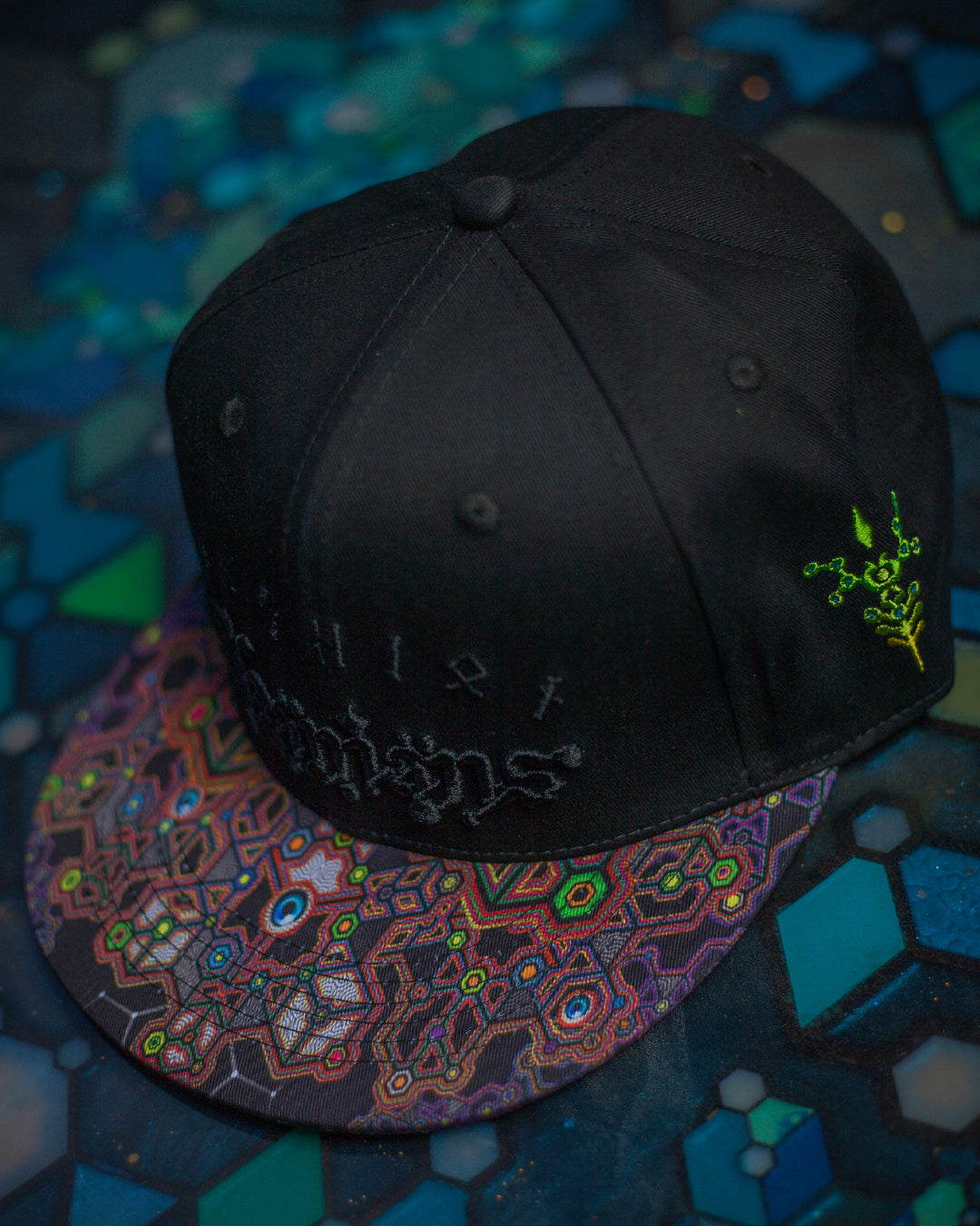 Caps / Cotton Printed Brim 3D Embroidery - CORALBLAST SHAMANS