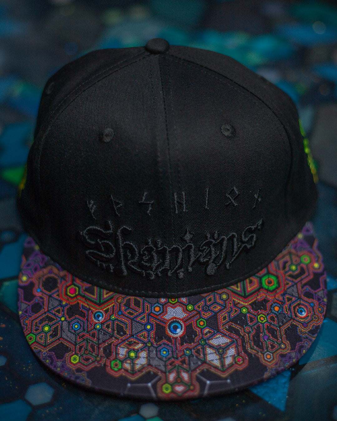 Caps / Cotton Printed Brim 3D Embroidery - CORALBLAST SHAMANS