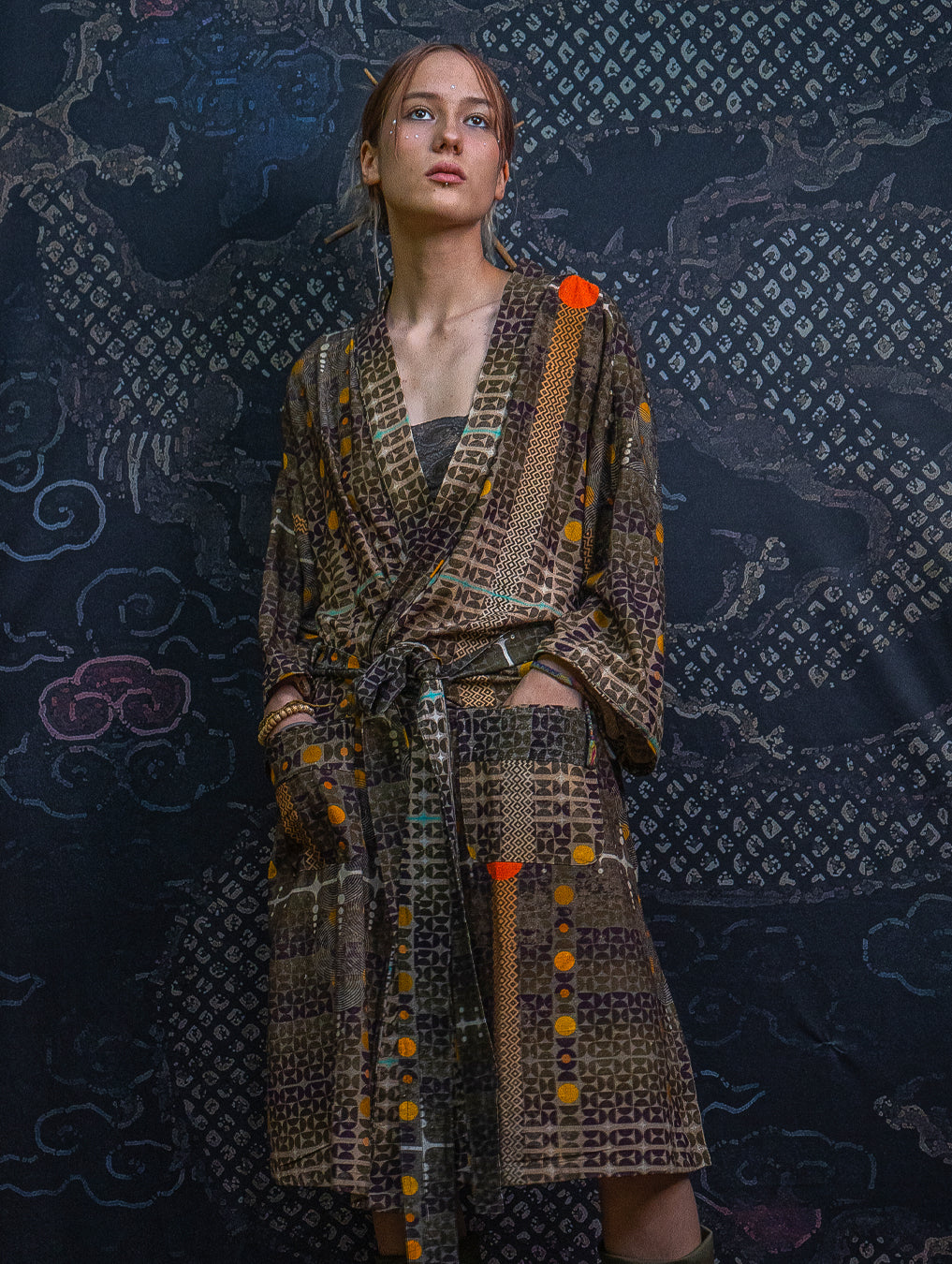Classic Kimono / Chinese Silk - Raw Slub KINGCACAO