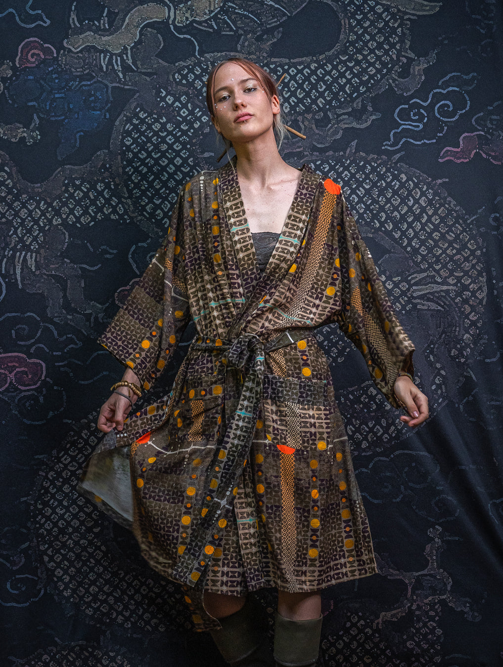 Classic Kimono / Chinese Silk - Raw Slub KINGCACAO