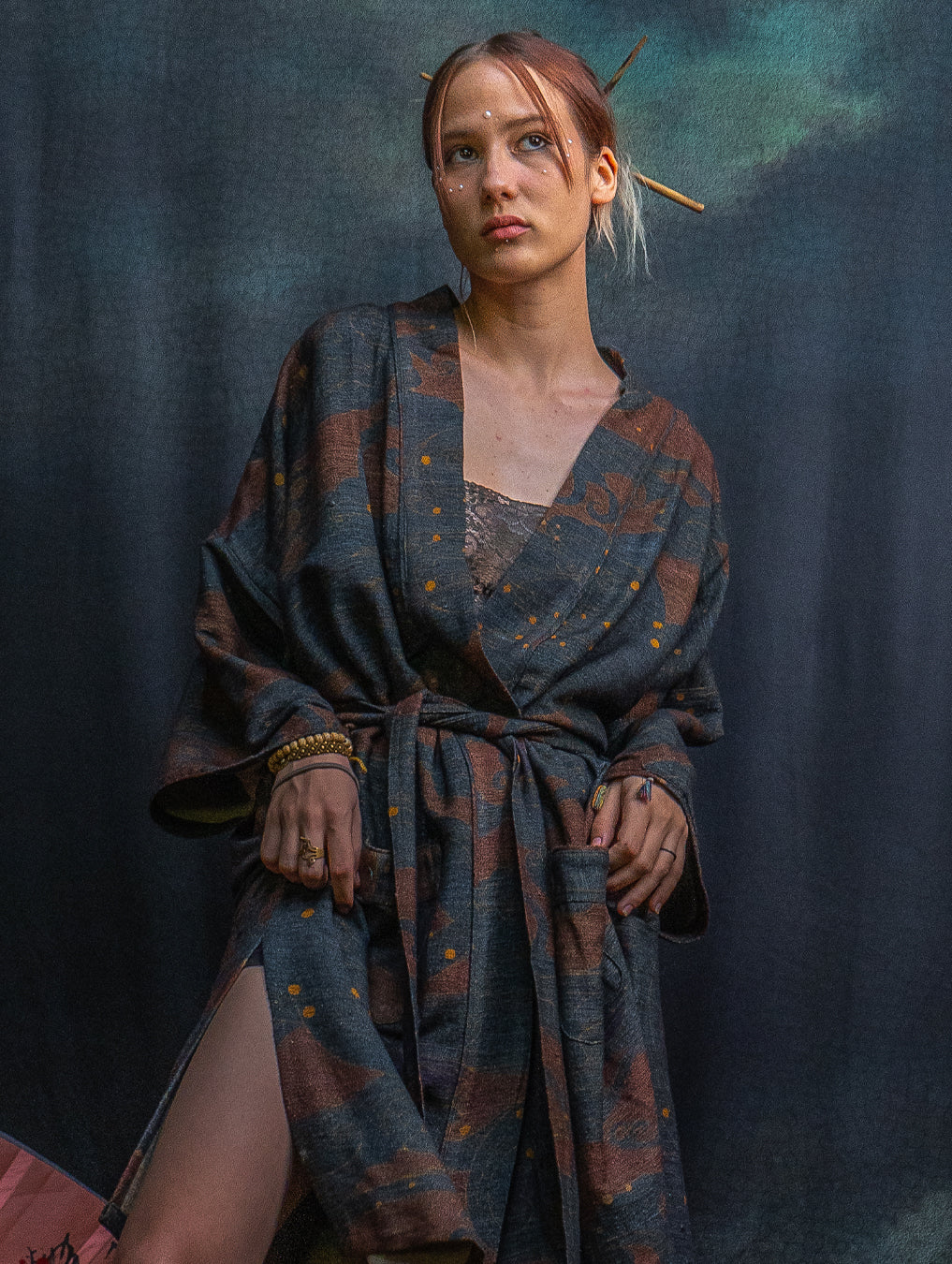 Classic Kimono / Chinese Silk - Raw Stripes SHOGUNSEA