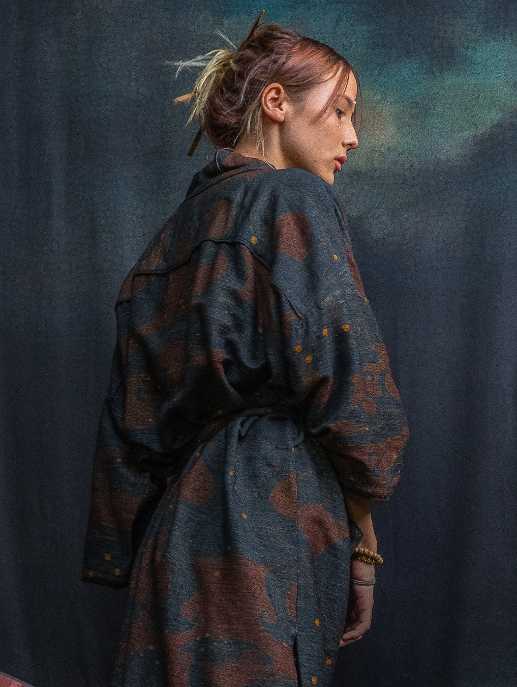 Classic Kimono / Chinese Silk - Raw Stripes SHOGUNSEA