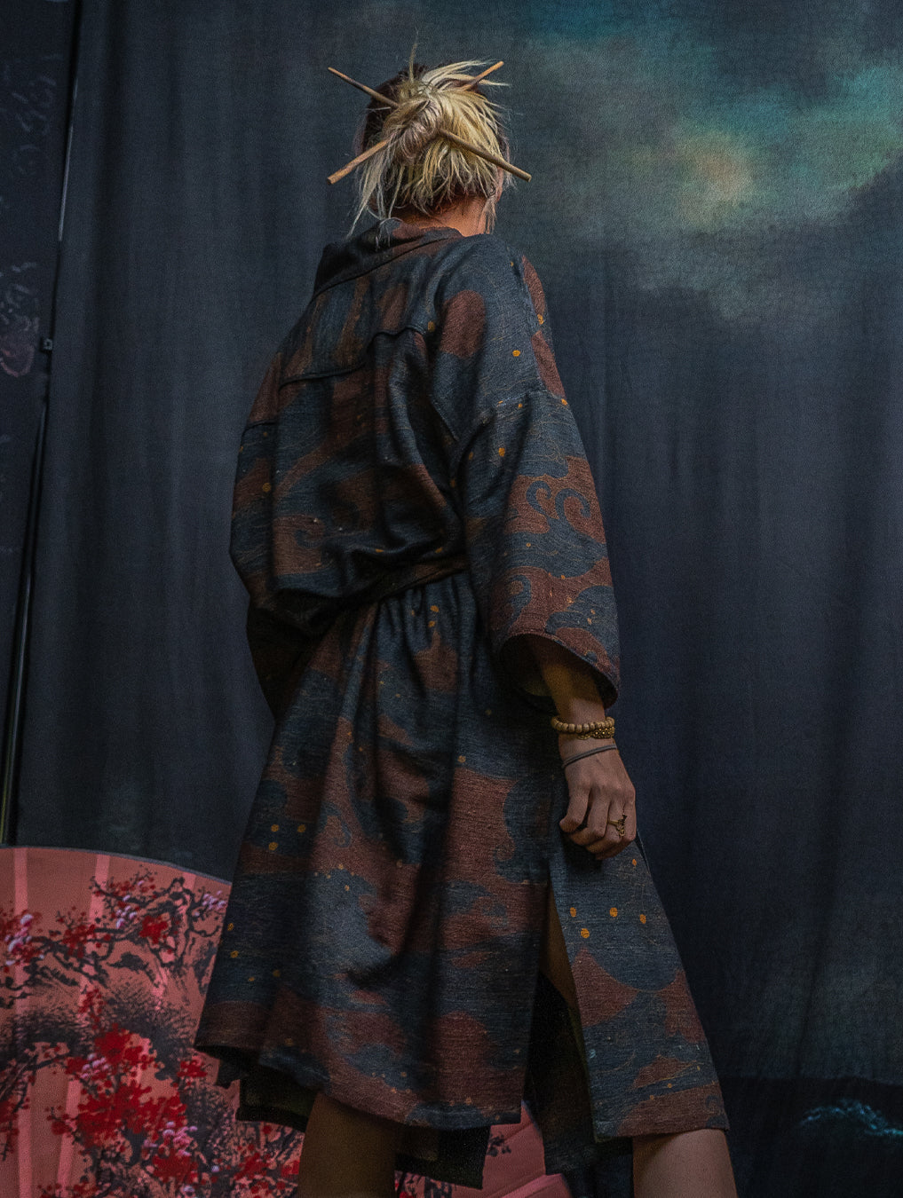 Classic Kimono / Chinese Silk - Raw Stripes SHOGUNSEA
