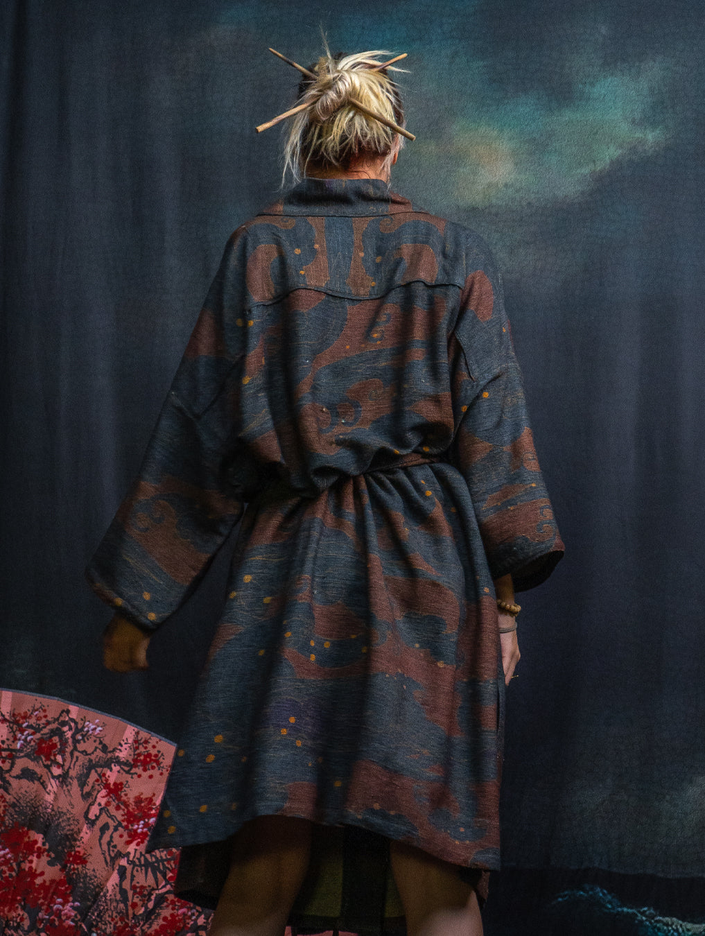 Classic Kimono / Chinese Silk - Raw Stripes SHOGUNSEA