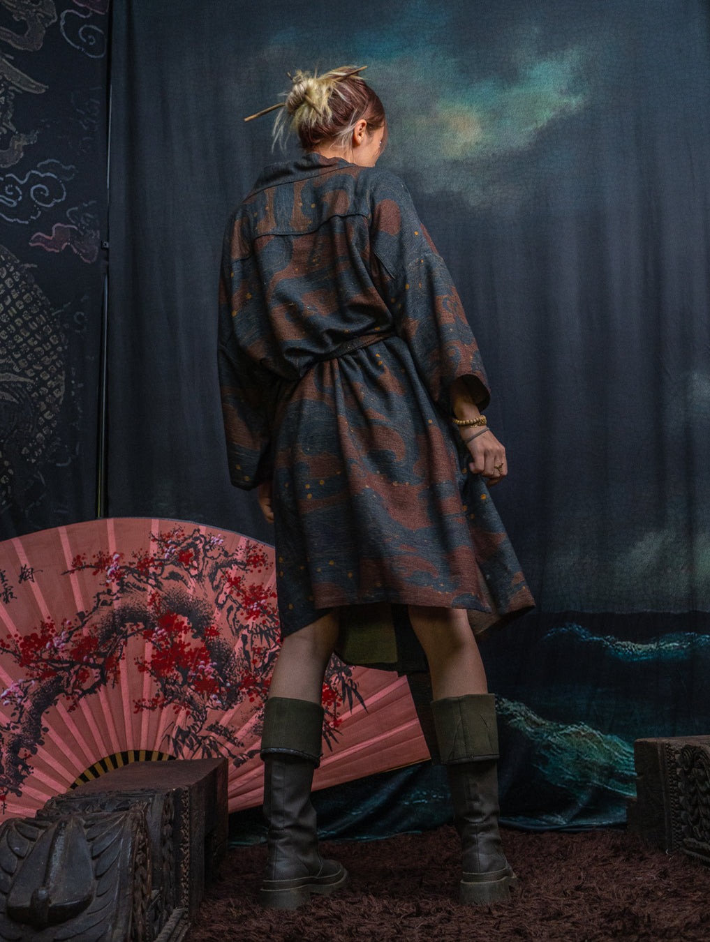 Classic Kimono / Chinese Silk - Raw Stripes SHOGUNSEA