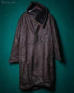 Coat Men / Blade Runner Fake Leather - PSYGALAK - Yacxilan Artwear