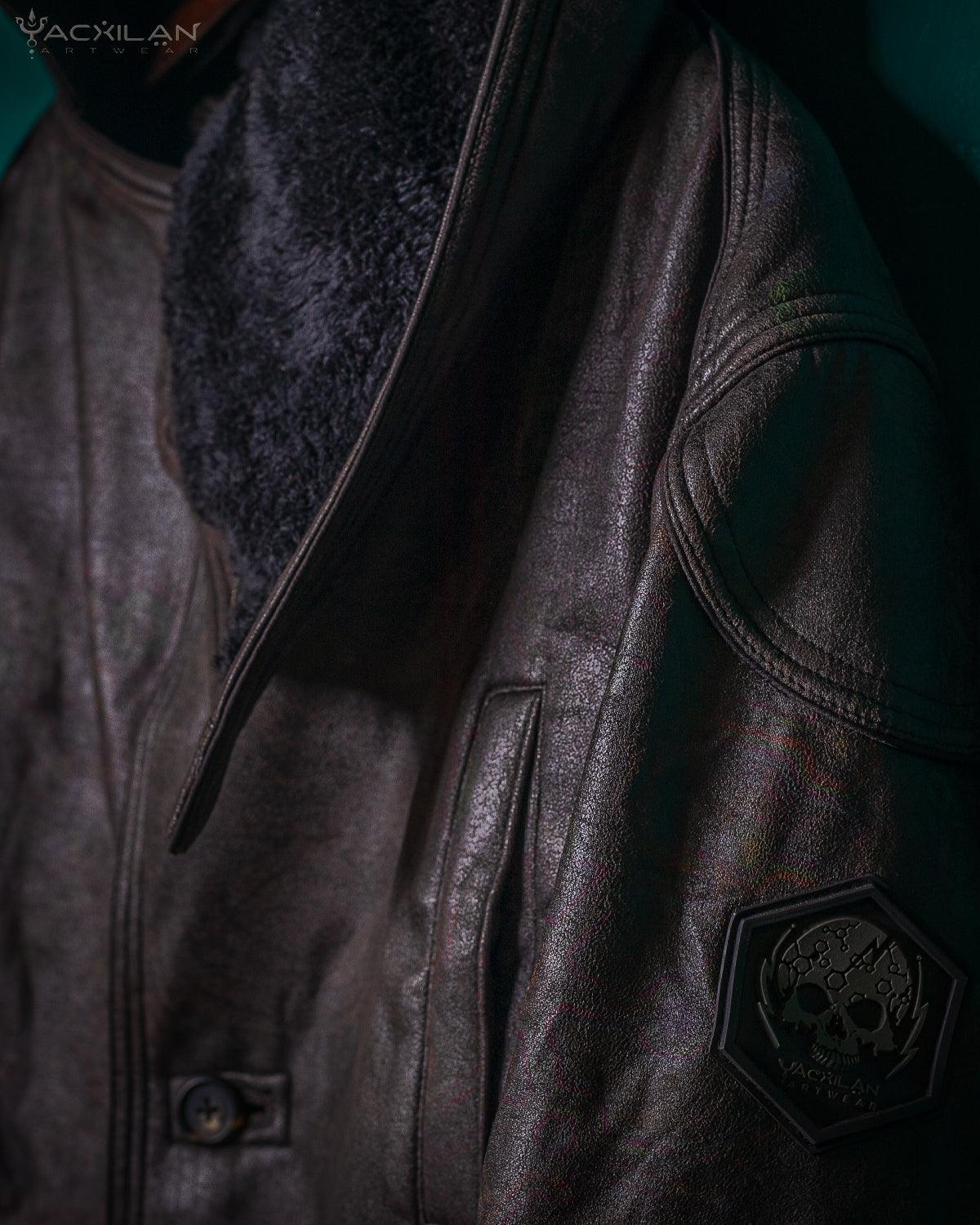 Coat Men / Blade Runner Fake Leather - PSYGALAK - Yacxilan Artwear
