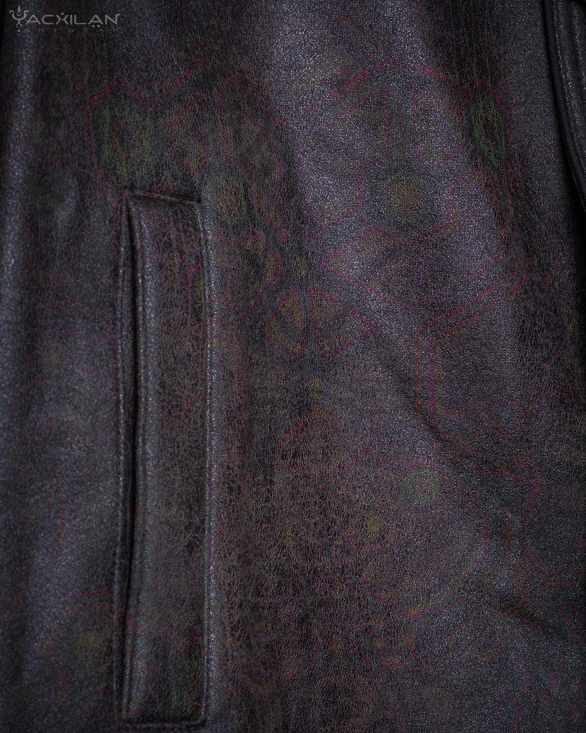 Coat Men / Blade Runner Fake Leather - PSYGALAK - Yacxilan Artwear