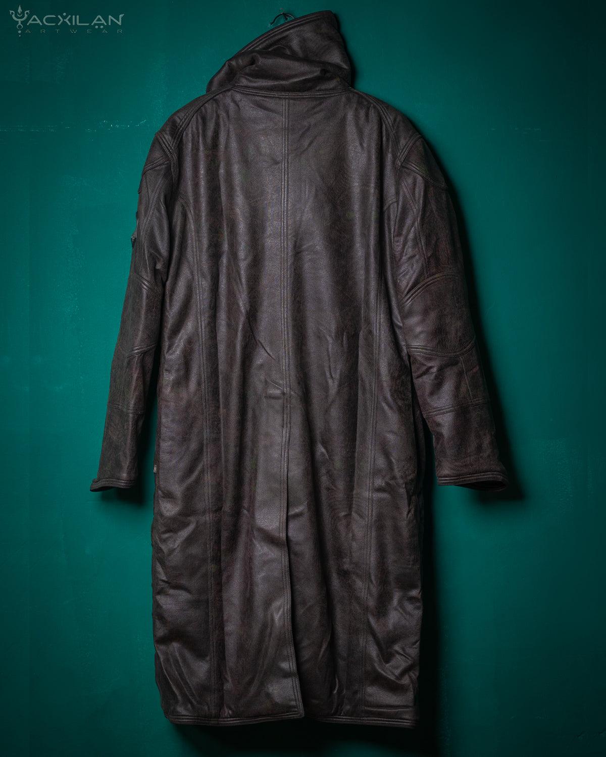 Coat Men / Blade Runner Fake Leather - PSYGALAK - Yacxilan Artwear