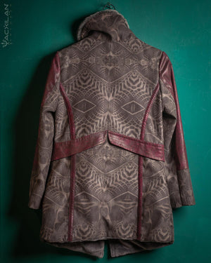 Coat Woman / Fake Leather Chicaboo - SANDOKAN-Redwine SUNSHINE