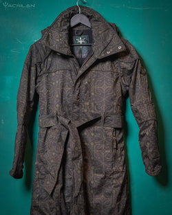 Coat Woman / Waterproof - Dark AYAWASKA - Yacxilan Artwear