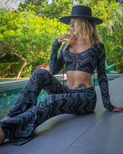 Woman Combo Boho Pants / Knits - SEVENTIES