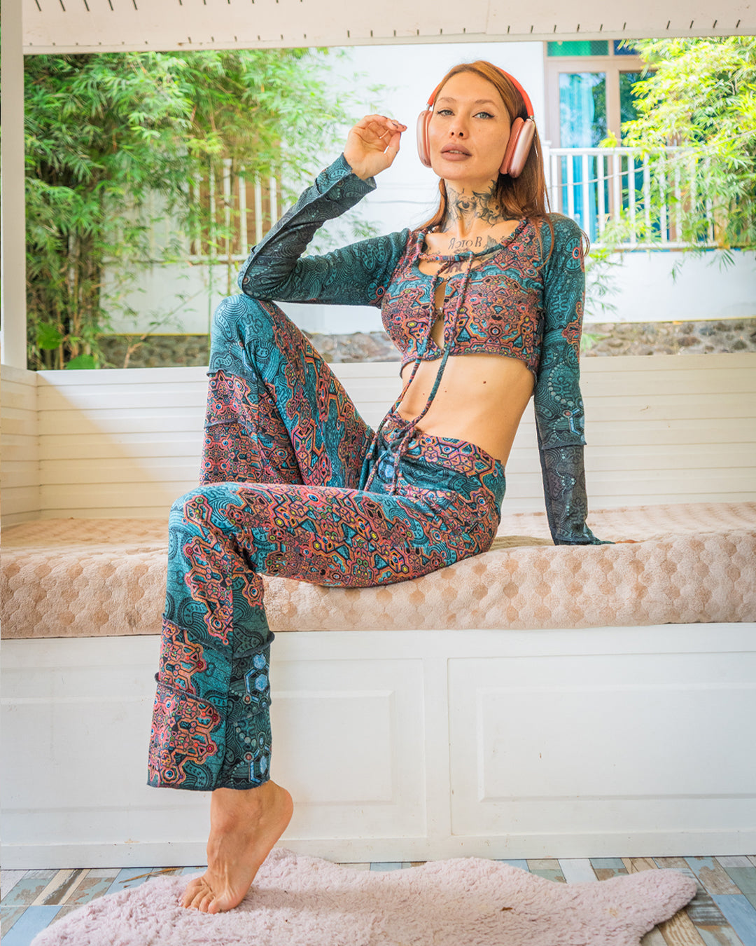Woman Combo Boho Pants / Knits - ATLANTIS