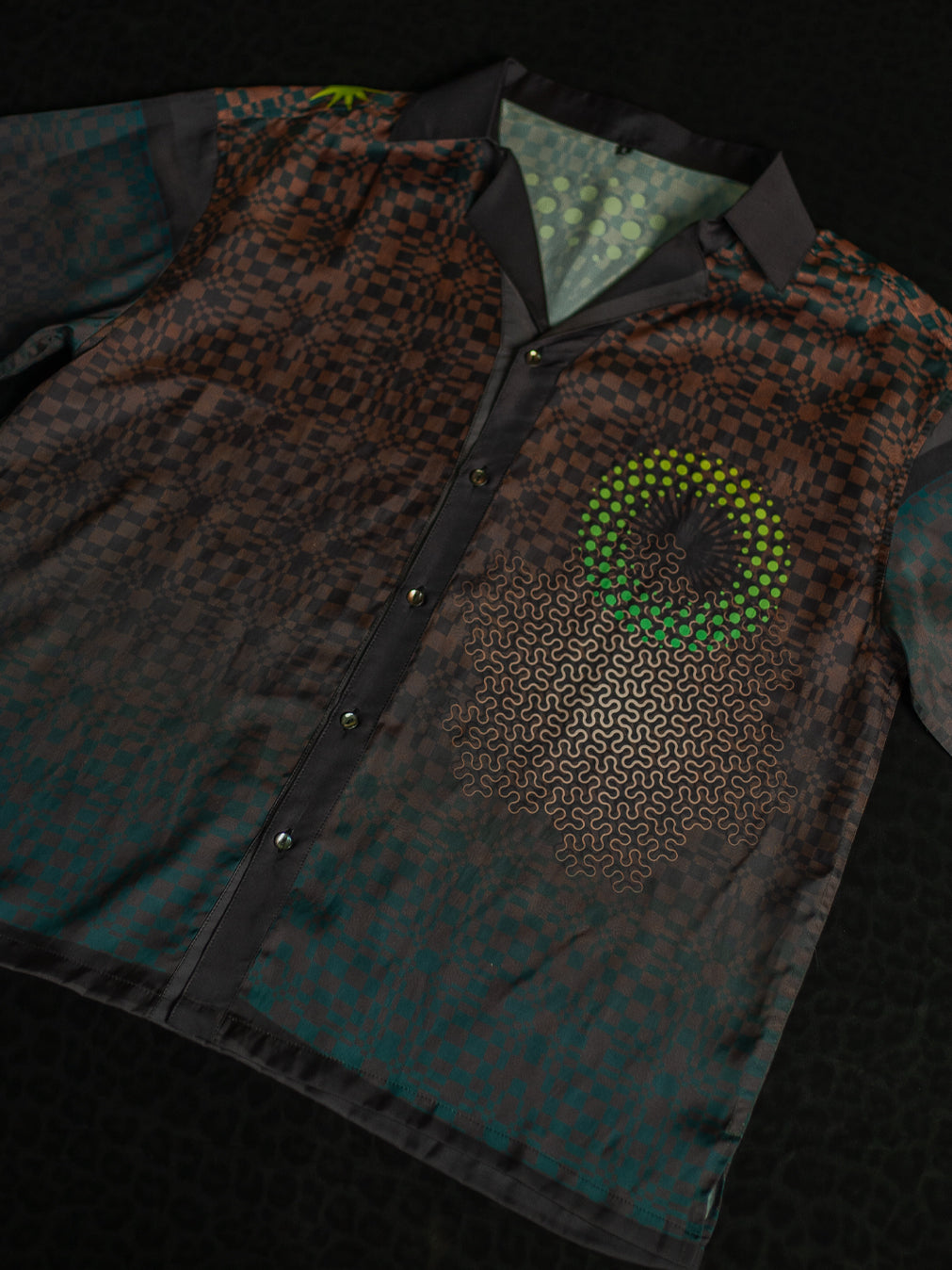 Shirt Men Oversized Set Half Sleeves / Chiffon - ERGOT PORTAL