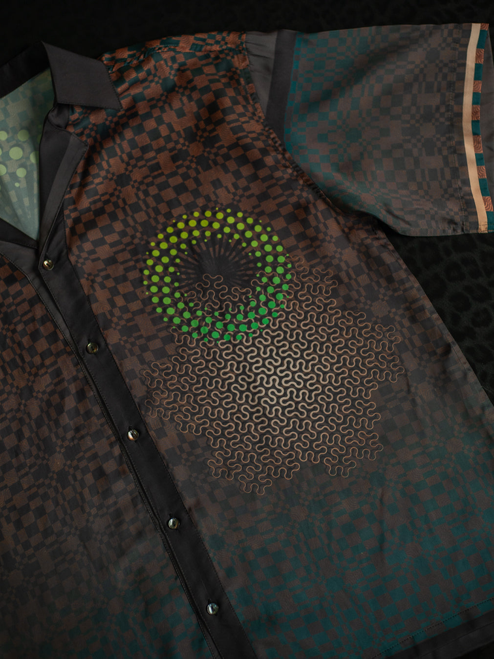 Shirt Men Oversized Set Half Sleeves / Chiffon - ERGOT PORTAL