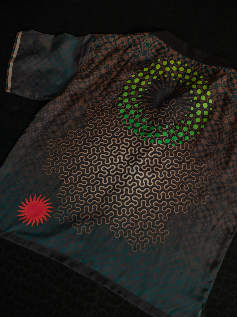 Shirt Men Oversized Set Half Sleeves / Chiffon - ERGOT PORTAL