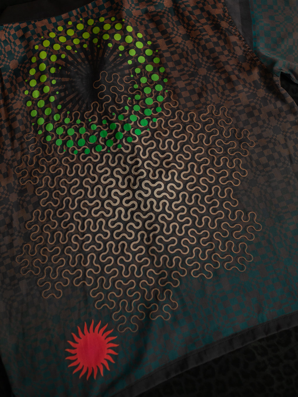 Shirt Men Oversized Set Half Sleeves / Chiffon - ERGOT PORTAL