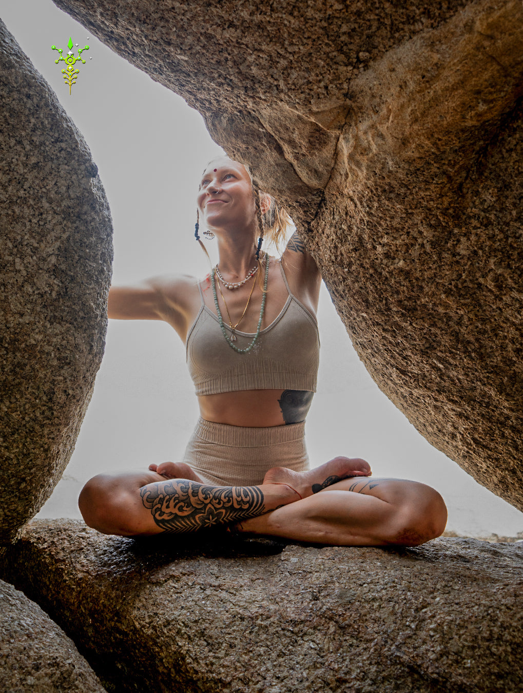 Woman Combo / Yoga Set High Tech Poliamide - BIEGE