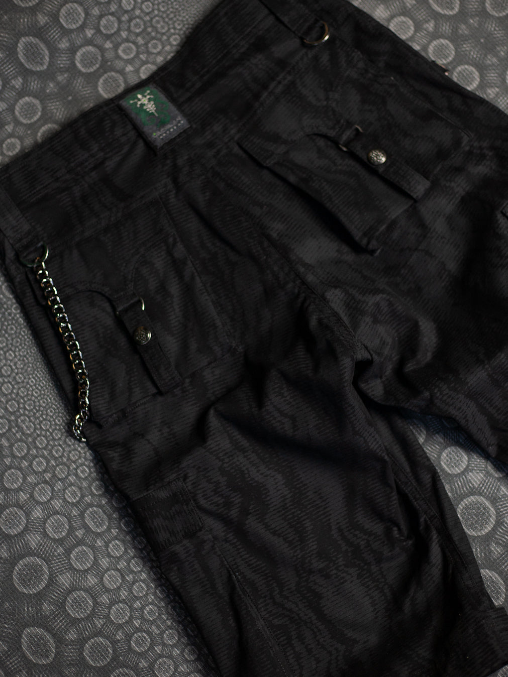 Corsaire Men Punk Baggy Pockets /  Cotton Printed - Black DESERTIKA