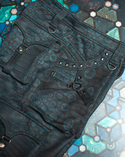 Corsaire Men / Punk Baggy Pockets High Tech - Bottlegreen NEBULA