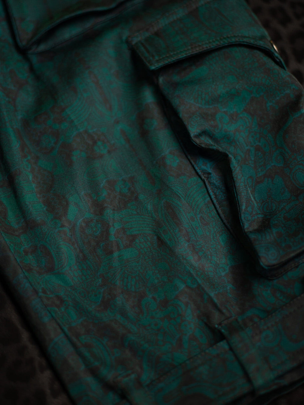 Corsaire Men / Punk Baggy Pockets Japanese Cupro - JADEMAYANS