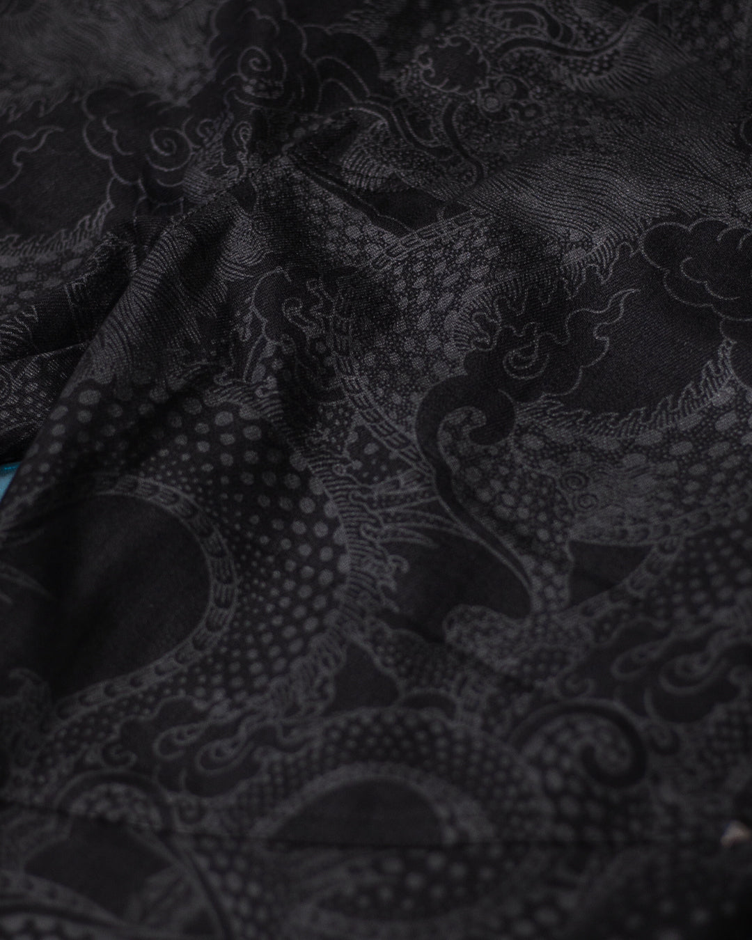 Corsaire Men / Denim Screenprint - BLAK DRAGONS