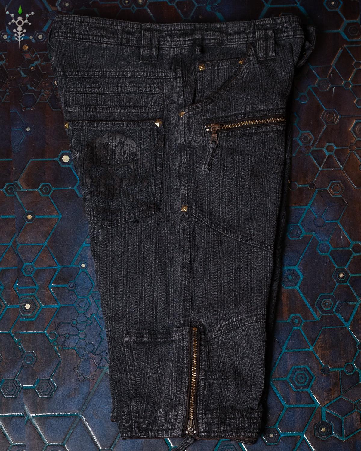 Corsaire Men / Denim Strippes Stoneblast - PIRATE - Yacxilan Artwear