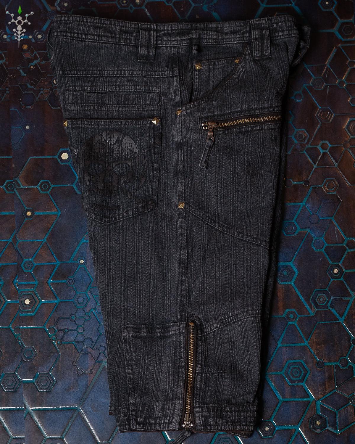 Corsaire Men / Denim Strippes Stoneblast - PIRATE - Yacxilan Artwear