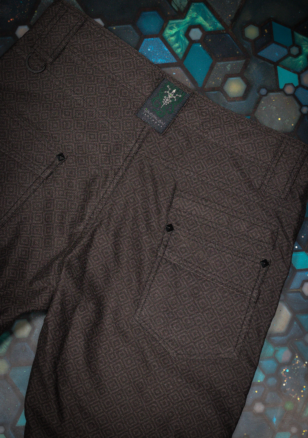 Corsaire Men / French Flat Kodroi Screenprinted - Brown CAMALEON Demetrio