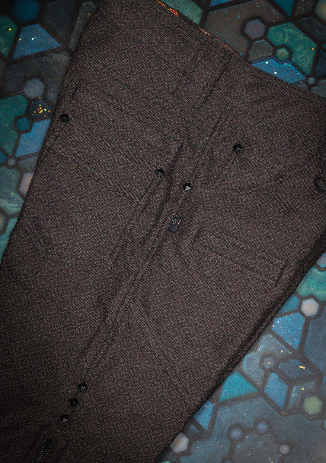 Corsaire Men / French Flat Kodroi Screenprinted - Brown CAMALEON Demetrio