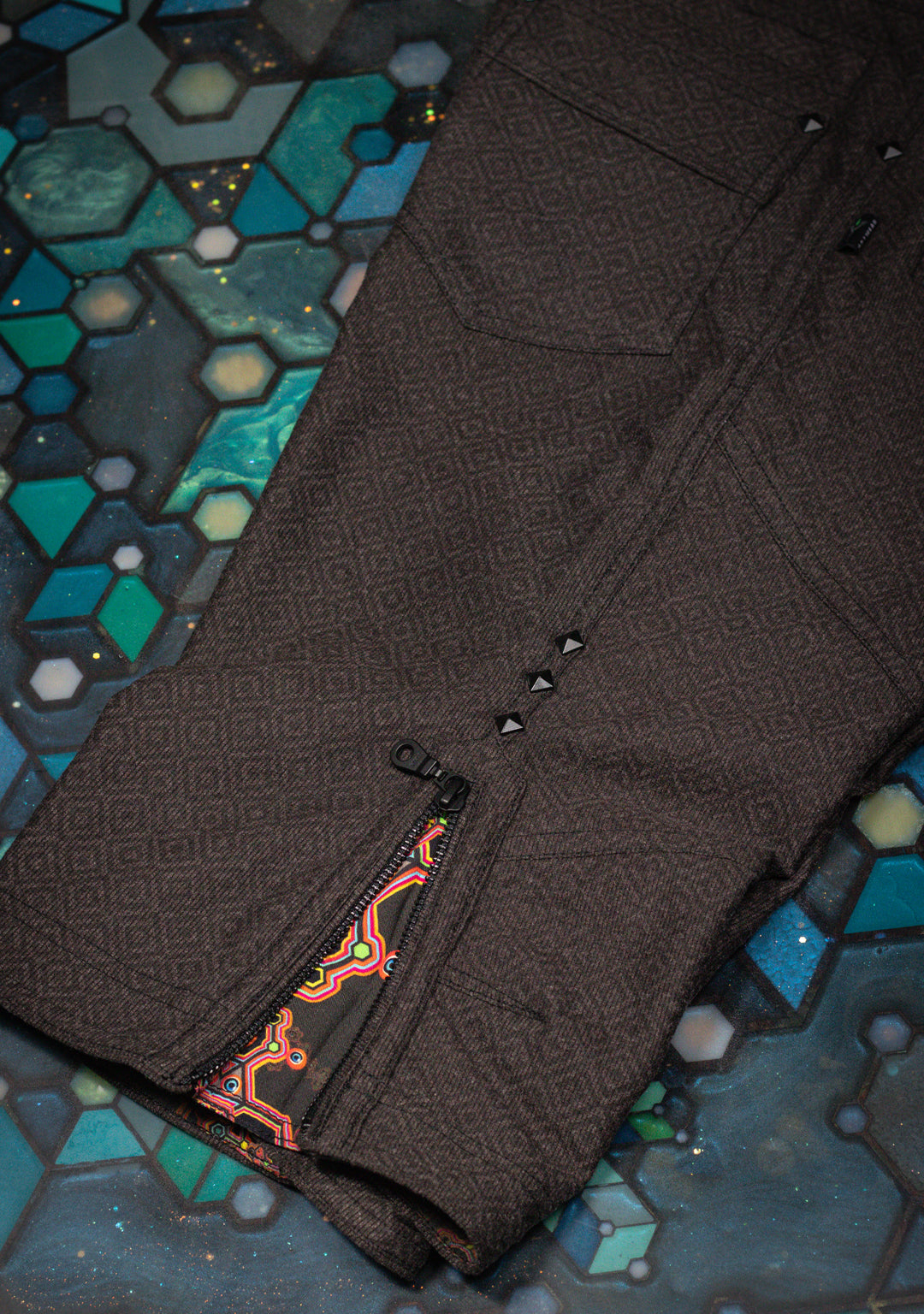 Corsaire Men / French Flat Kodroi Screenprinted - Brown CAMALEON Demetrio