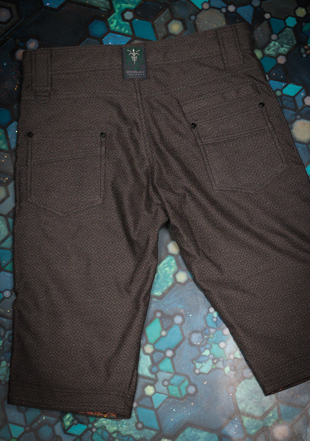 Corsaire Men / French Flat Kodroi Screenprinted - Brown CAMALEON Demetrio