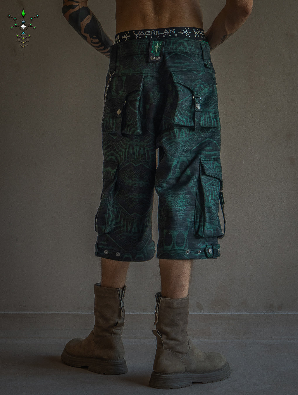 Corsaire Men / Punk Baggy Pockets High Tech - Forest SANDOKAN