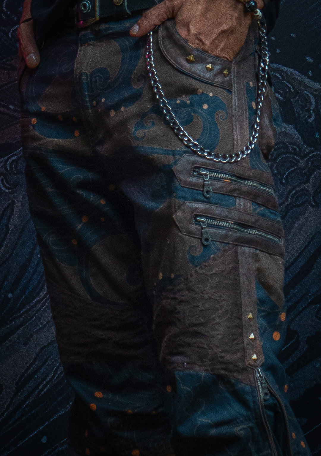 Corsaire Men / Bio Farms Organic Twill Fake Leather Patches - SHOGUNSEA