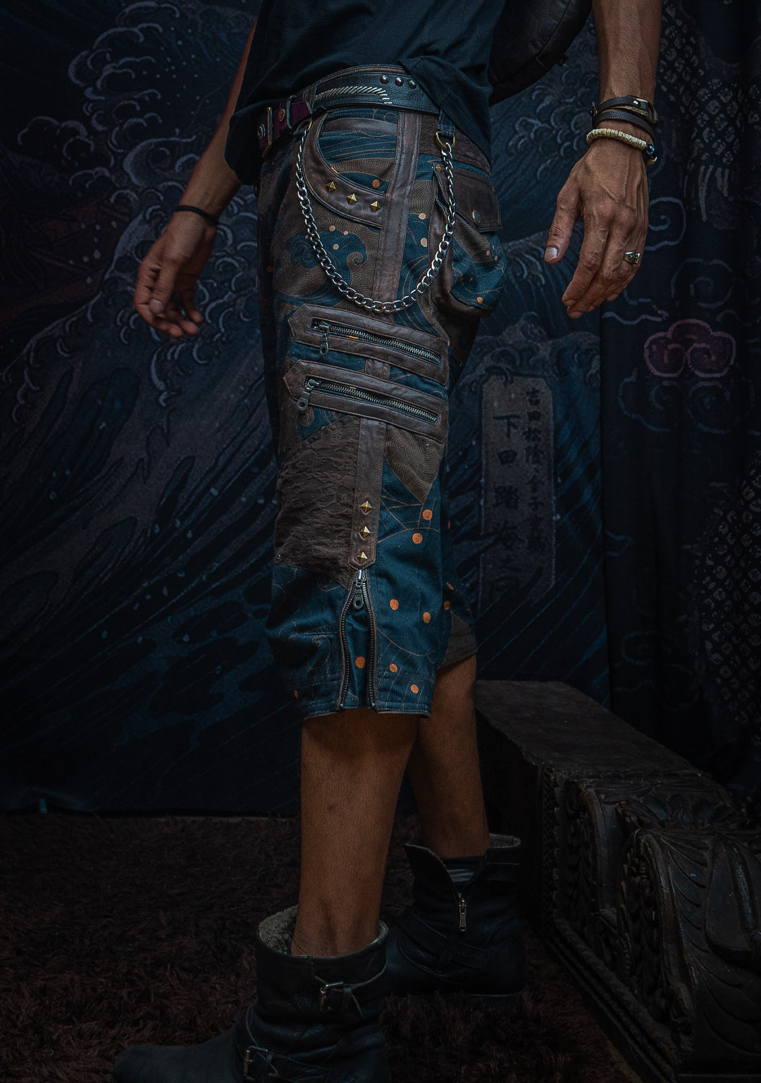 Corsaire Men / Bio Farms Organic Twill Fake Leather Patches - SHOGUNSEA