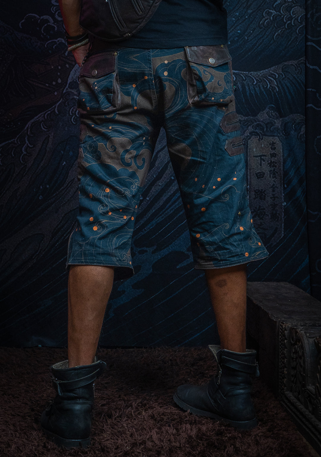 Corsaire Men / Bio Farms Organic Twill Fake Leather Patches - SHOGUNSEA