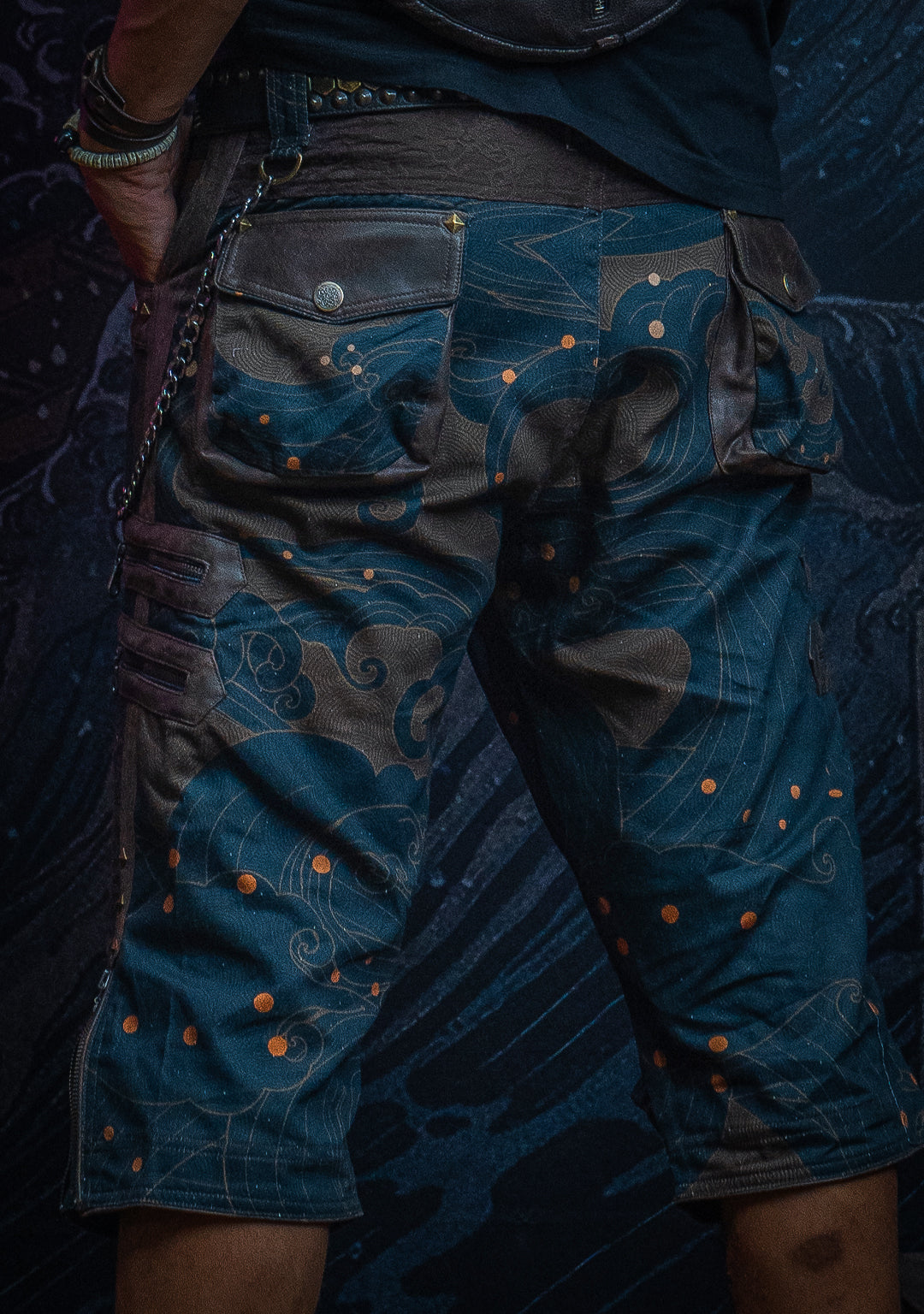 Corsaire Men / Bio Farms Organic Twill Fake Leather Patches - SHOGUNSEA