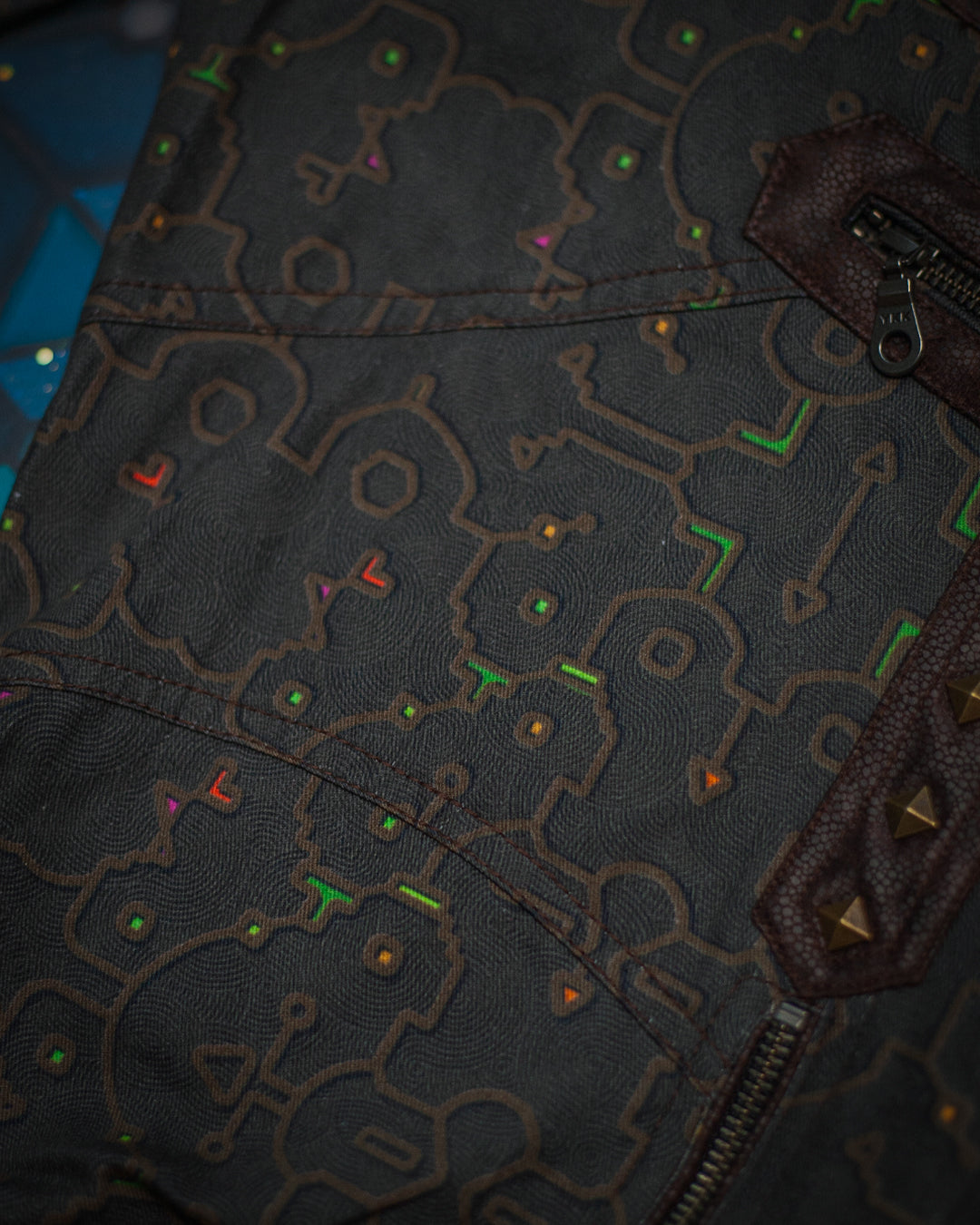 Corsaire Men / Twill Fake Leather Patches - REBIRTH OF IKARO Forest