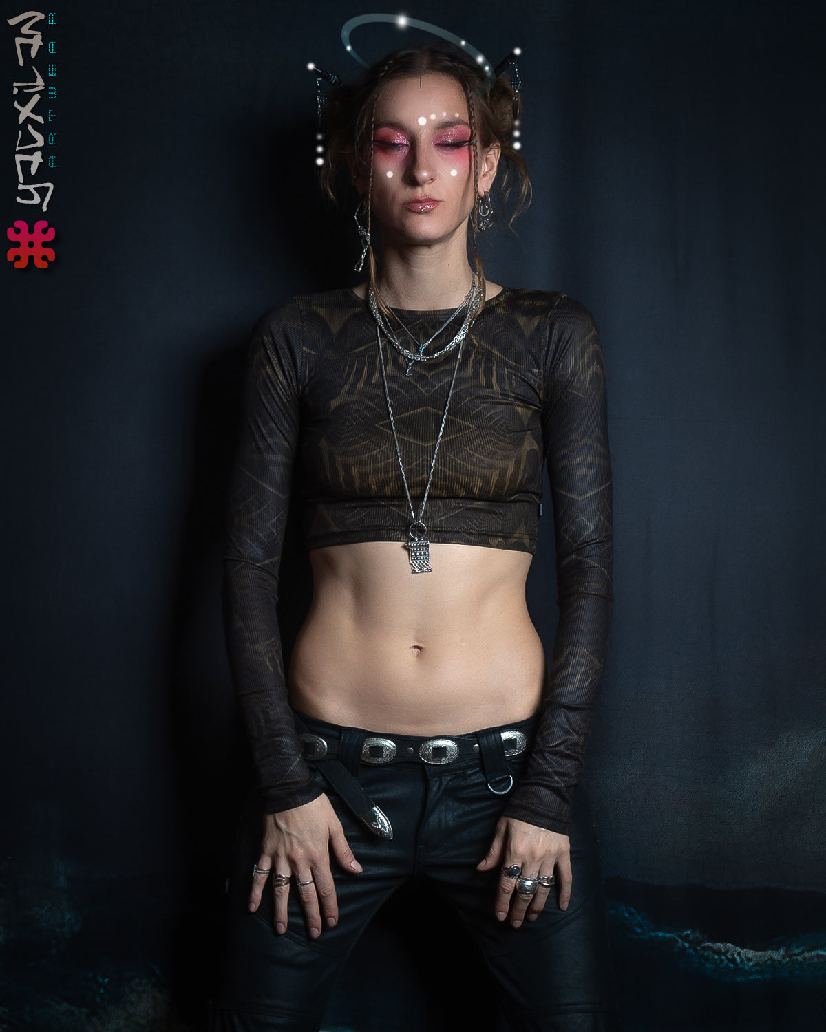 Crop-Top Longsleeve / Flatrib - DIRTY SANDOKAN