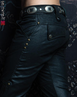 Corsaire Pants Woman / Fake Leather - VLAK RIDER - Yacxilan Artwear