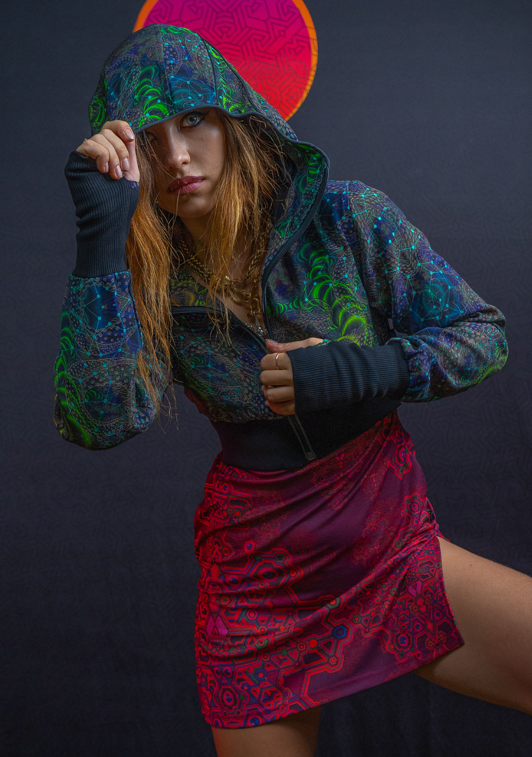 Crop Hoodie Woman / Tough Silk - ENTMOOT